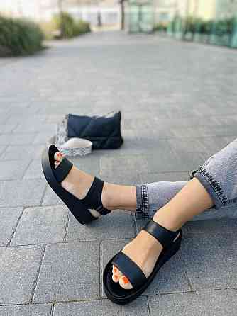 ARLEN Босоніжки жіночі ARLEN Бос-02 чорні (літо, шкіра натуральна) (3746) Коломыя