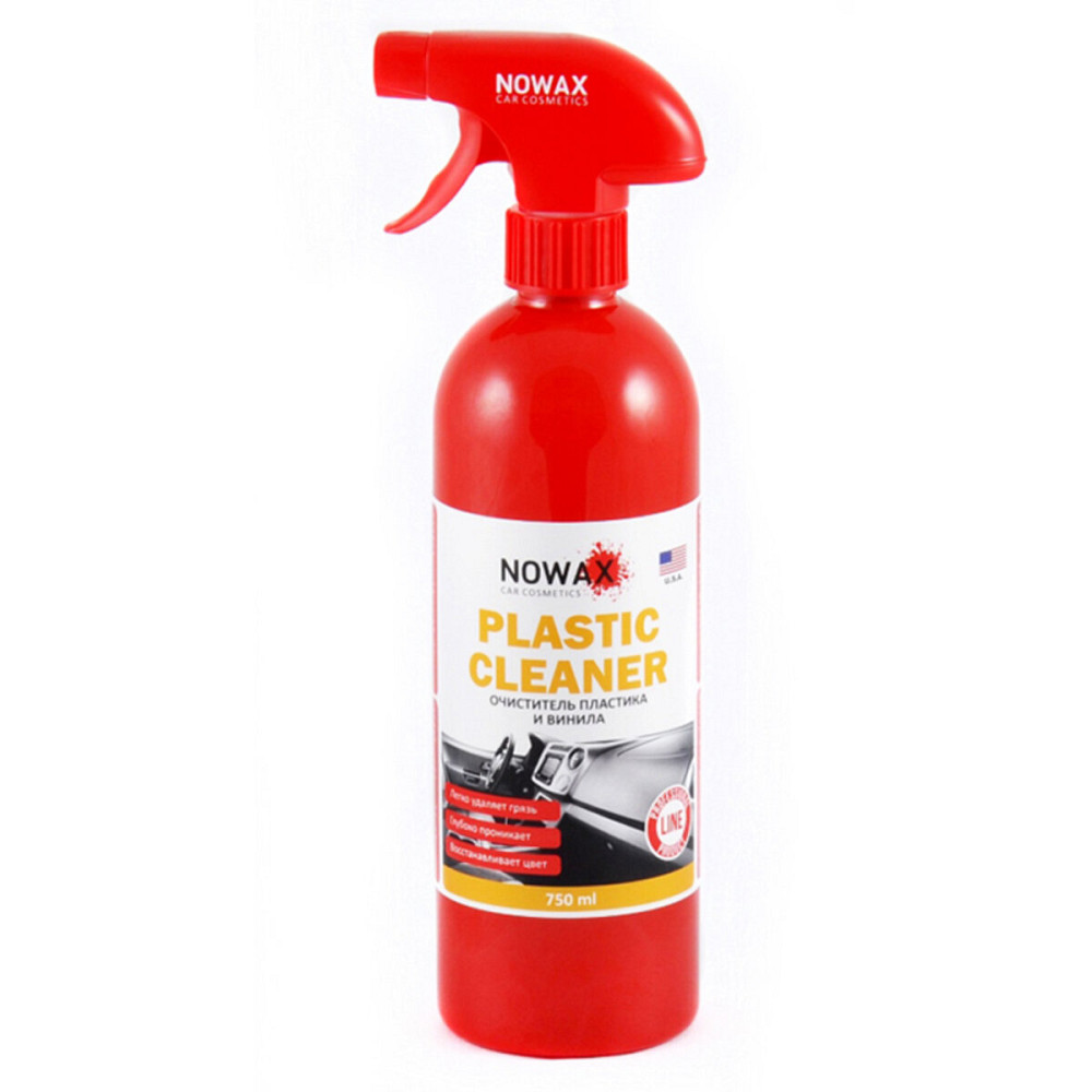 Очисник пластику і вінілу Nowax Plastic Cleaner, 750мл Киев - изображение 1