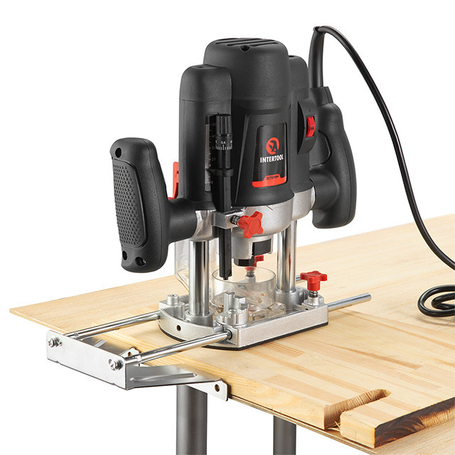 Фрезер ручний електричний 230 В, 1,2 кВт, 16000-30000 об/хв, цанга 6/8 мм, кейс INTERTOOL WT-0920 Киев - изображение 9