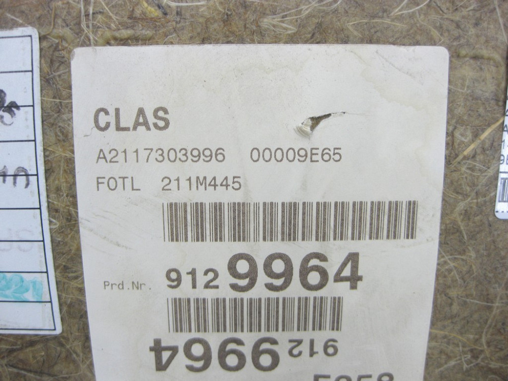 Mercedes-Benz  A2117303996 9E65 Карта задніх лівих дверей чорна Classic E-class W211 E-class S211 Одеса - фото 13