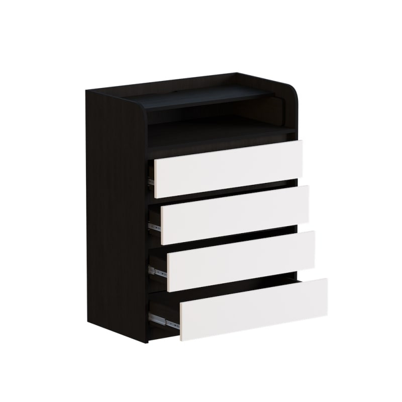 Комод пеленальний Еверест 80х45х101 венге + білий (телескопи) (DTM-2447) Дніпро - фото 2