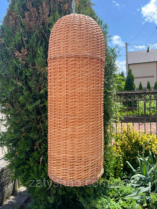 Длинный абажур из лозы Киев - изображение 8