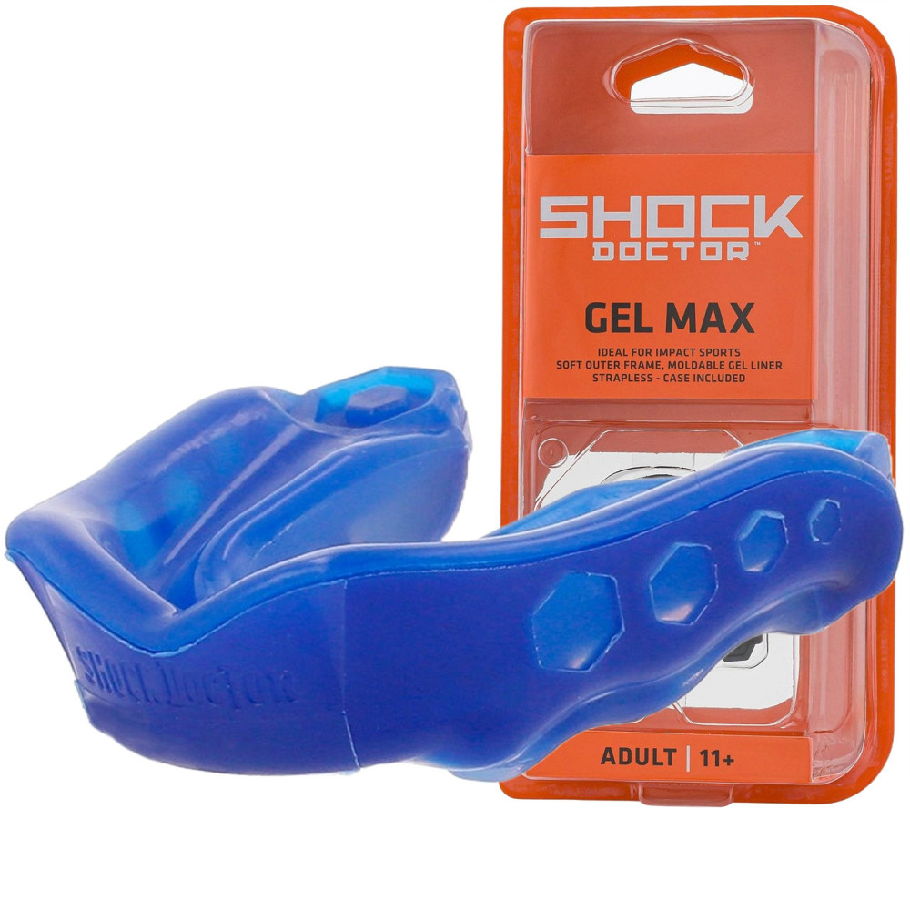 Капа Shock Doctor Gel Max доросла (вік 11+) Blue (art. 6150-BLU-AD) Кам'янське - фото 1