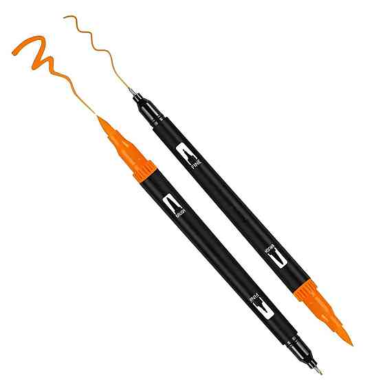 Набор акварельных маркеров 100шт в пенале, Color pencil / Детский набор для рисования / Двухсторонние маркеры Киев