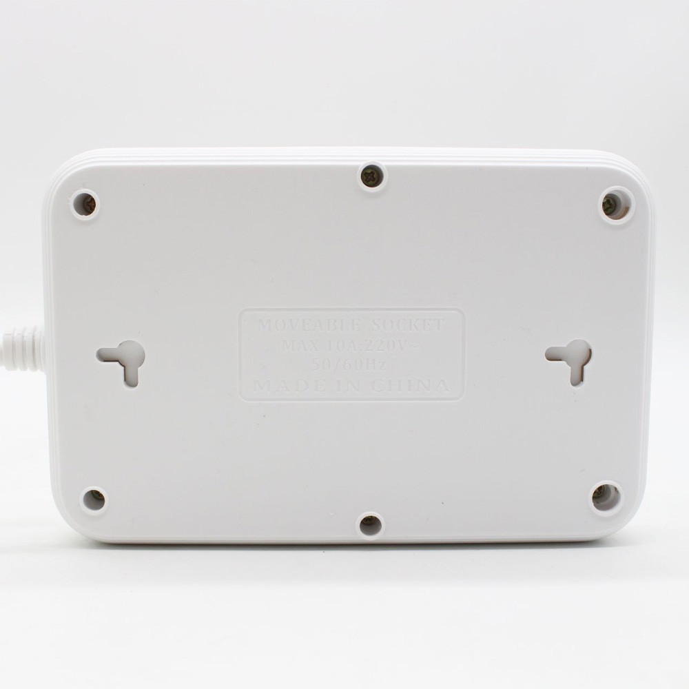 Мережевий фільтр 2м,2500Вт (4х220В+2хUSB+1хType-C),T60 SBR Київ - фото 6