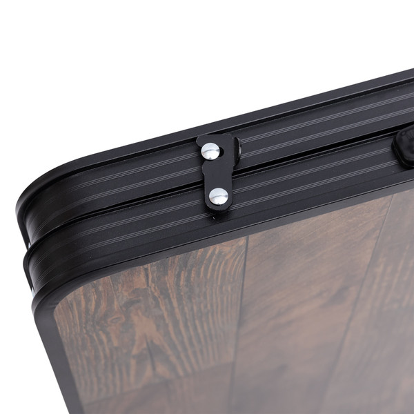 Розкладний стіл + 4 стільці кемпінговий набір для пікніка, риболовлі, відпочинку, туризму Коричневий JY-12060BR Коломия - фото 4