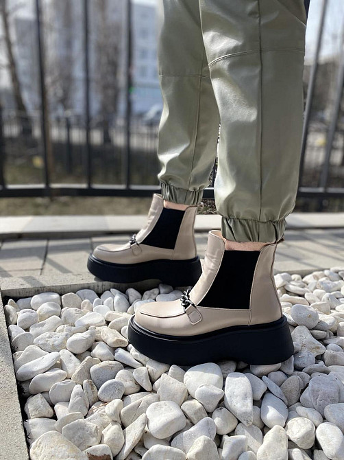 Черевики жіночі ARLEN капучино натуральна шкіра 37р.-40р. (4346) Коломыя - изображение 9