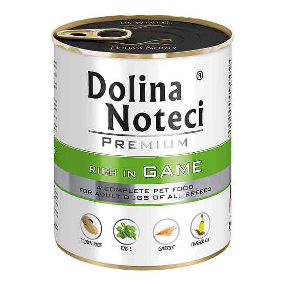 Dolina Noteci Premium (Долина Нотечі Преміум) консерва вологий корм для собак з дичиною 800 г х 12 шт. Запоріжжя