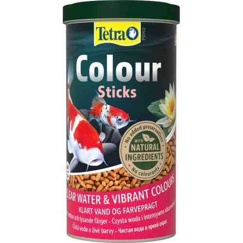 Корм Tetra Pond Colour Sticks для всех прудовых рыб для яркости окраски палочки 1 л Киев