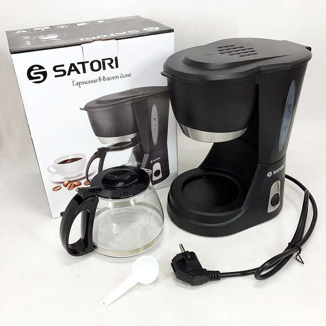 Маленька кавомашина для дому Satori, Апарат для кави для дому Кавоварка настільна компактна YW-16 Одеса - фото 5