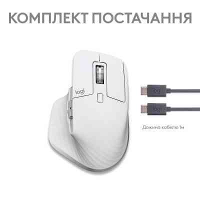 Мишка Logitech MX Master 3S For Mac Performance Wireless Pale Grey (910-006572) Вінниця