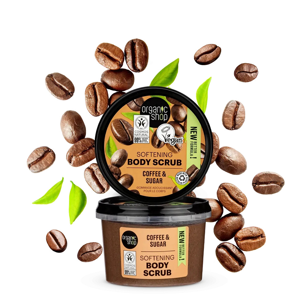 Скраб для тіла Бразильська кава Organic Shop 250 мл Київ - фото 2