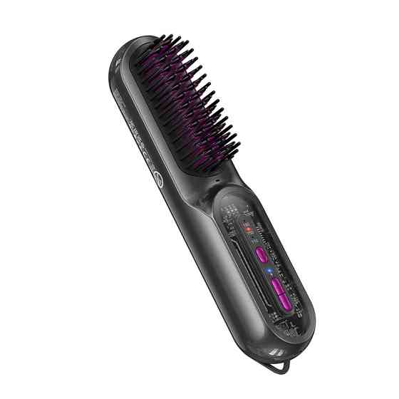 Гребінець для випрямлення волосся HOCO HP45 Heating straight hair comb Gray Киев