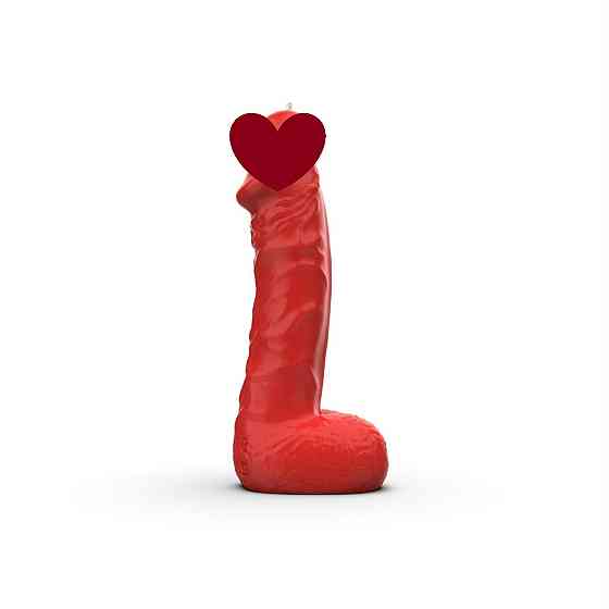 Свеча в виде члена Pure Bliss BIG Red 18 см Sex Aura Киев