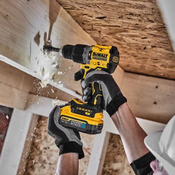 Дриль-шурупокрут акумуляторний безщітковий ударний DeWALT DCD805H2T : з АКБ 2шт-18V 5 Ah, 90 Нм Київ