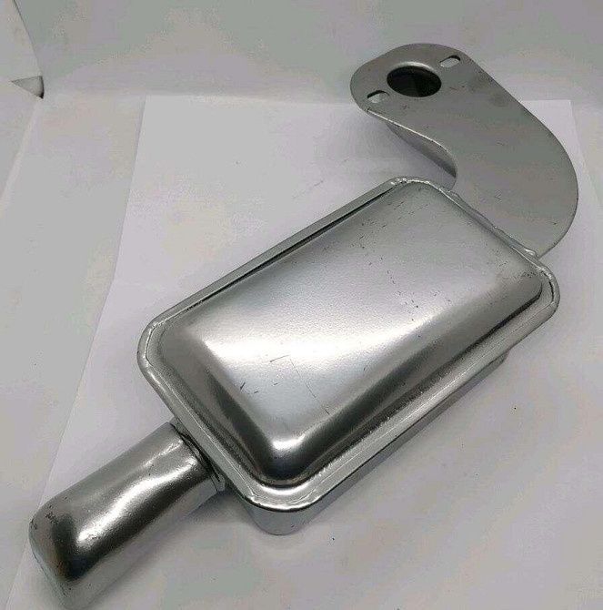 Глушник мотоблок 190N (12Hp) (круглий, кріплення на 2 болти, без коліна) Мукачево - фото 1