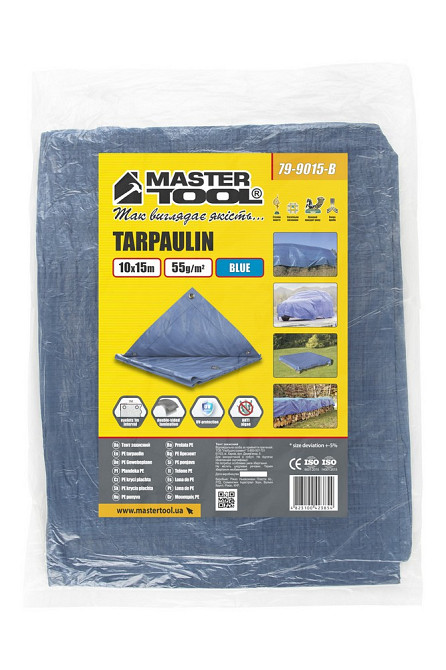 MASTERTOOL Тент MASTERTOOL BLUE 10х15 м 79-9015-В Коломия - фото 4