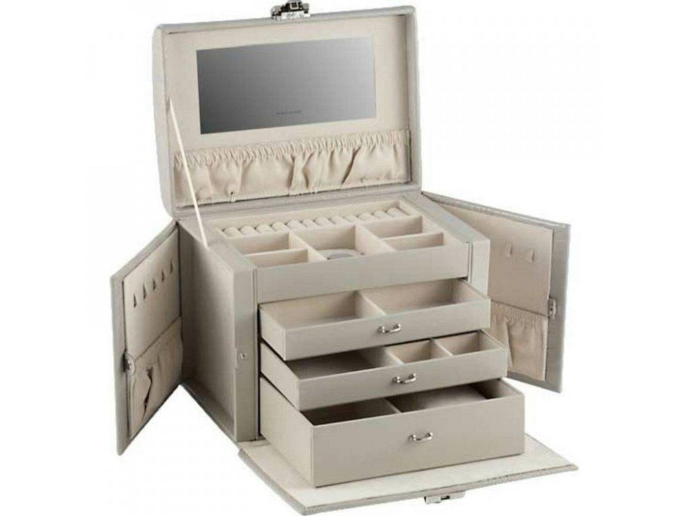 Скринька для коштовностей Friedrich Lederwaren Jolie 2.0 Світло-сірий Вінниця - фото 1