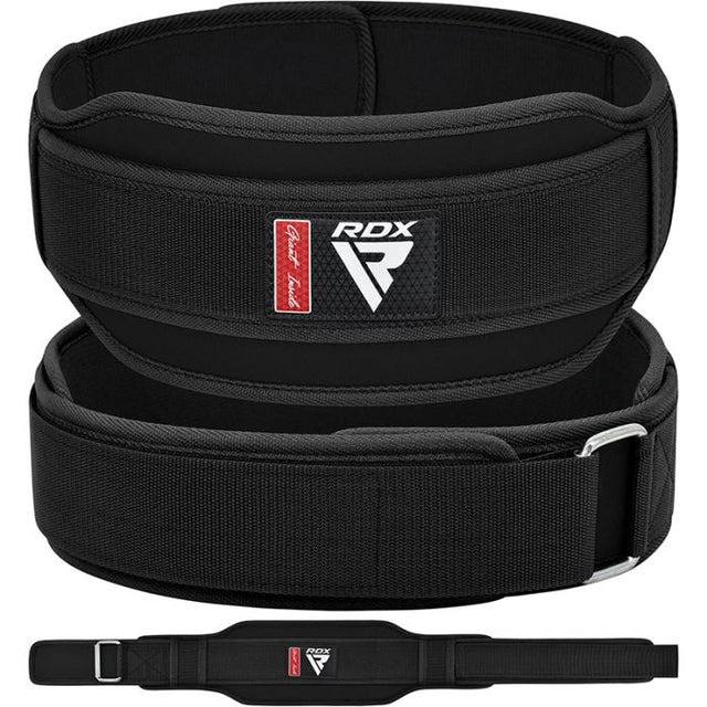 Пояс для важкої атлетики RDX RX5 Double Belt неопреновий Black M Каменское - изображение 8