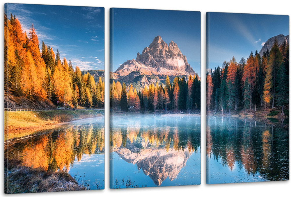 Модульная картина в гостиную / спальню  Гірський пейзаж    ART-185_3A 70х130 см Київ - фото 1