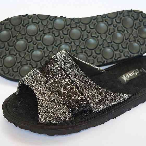 36 Тапочки женские открытые в офис PaGo 