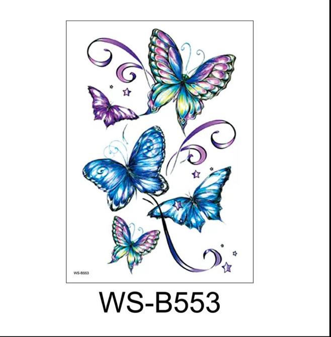 Переводная татуировка на тело 