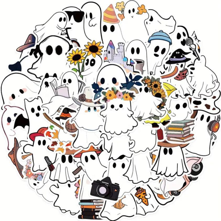 Маленький привид водонепроницаемая наклейка, стикер, виниловая наклейка для ноутбука, планшета, смар Киев - изображение 1