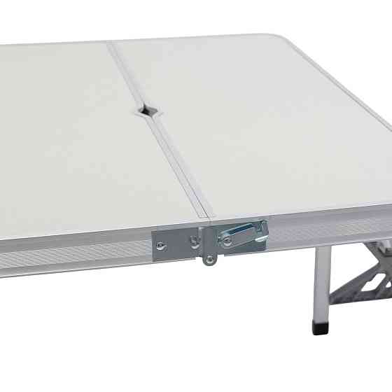 Складаний алюмінієвий стіл трансформер + 4 стільці для пікніка у валізі набір туристичних складних меблів G03-2 Коломия