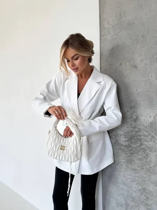 Женский пиджак с поясом - универсальная вещь для базового гардероба Одесса - изображение 9