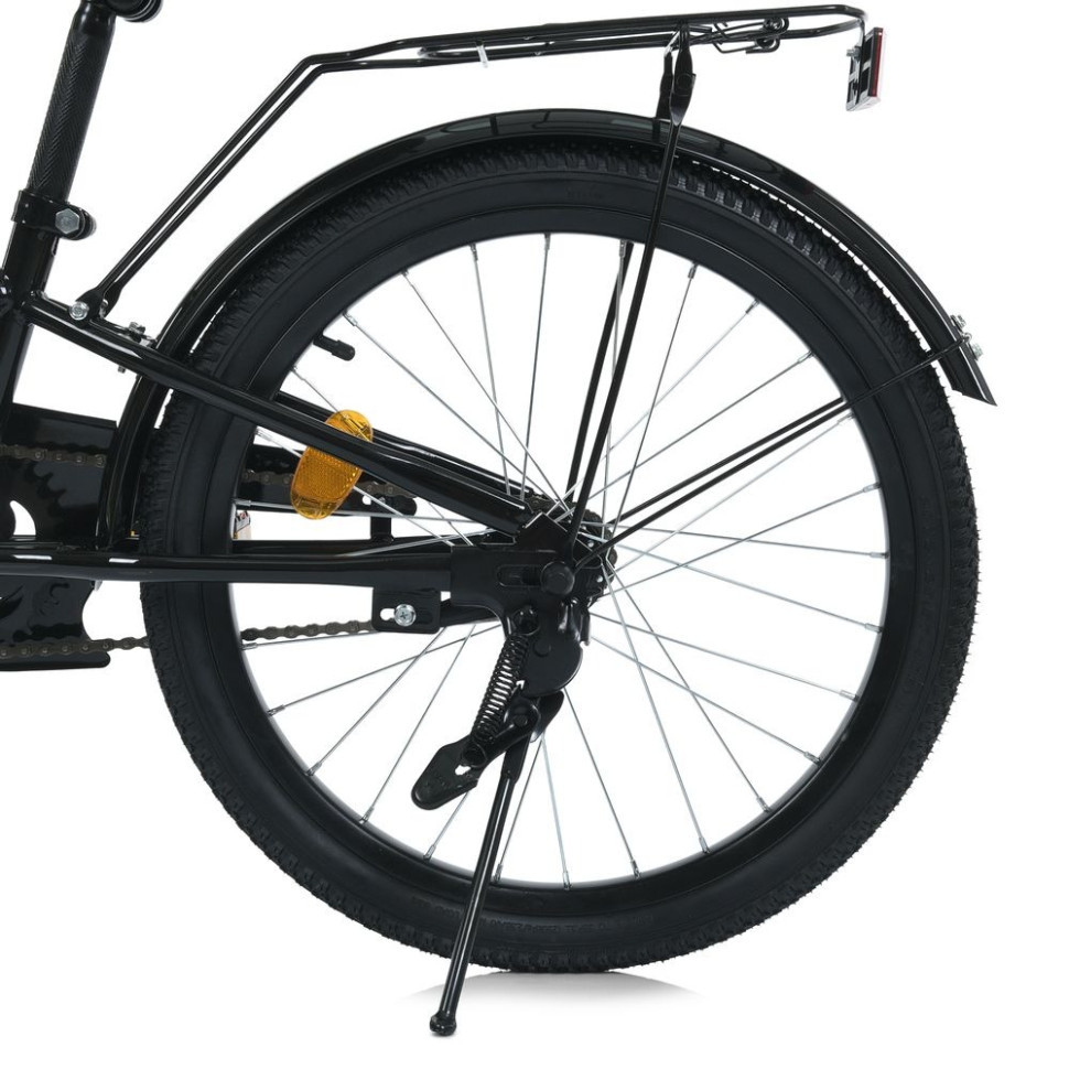 Велосипед дитячий MB 20015-1 колеса 20 дюймів, чорно-зелений Вінниця - фото 3