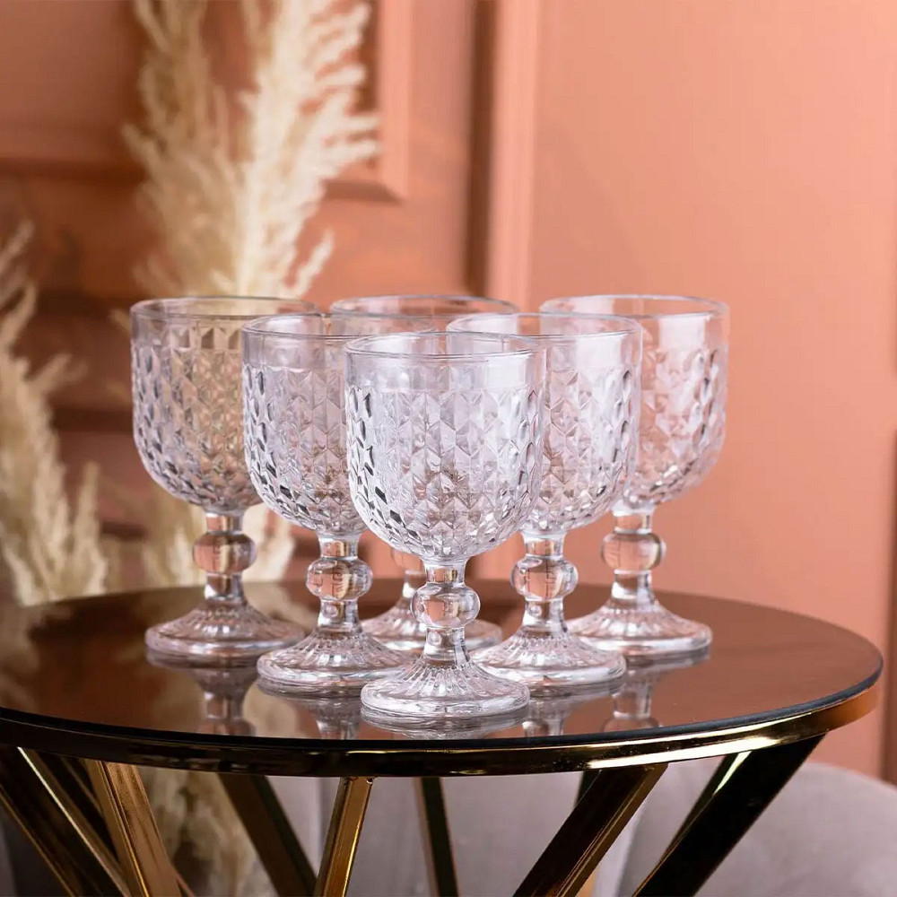 TS Kitchen Келихи для червоного вина 6 штук на низькій ніжці Киев - изображение 2