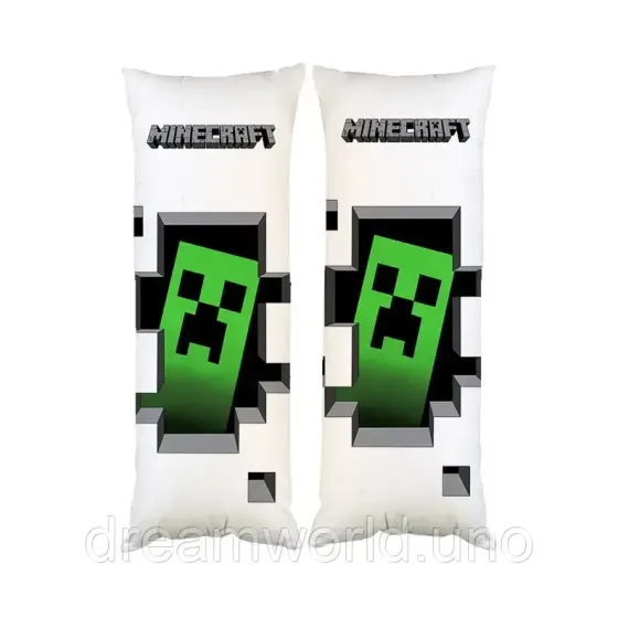 Подушка дакімакура Майнкрафт Minecraft декоративна подушка для обіймання двостороння 50х170 Харків