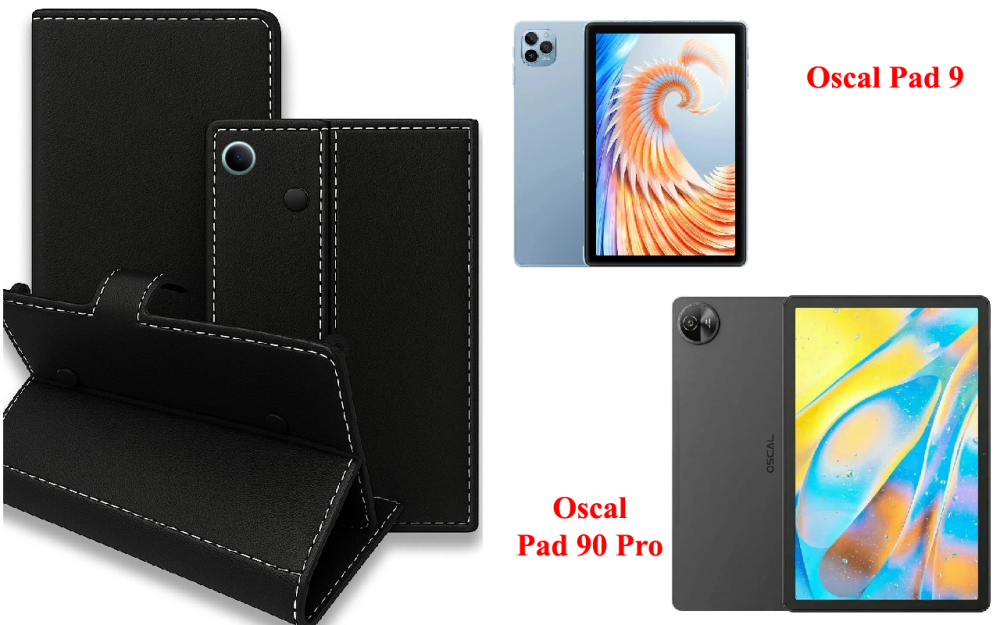 Книга-трансформер для планшета Oscal Pad 200, цвет Black Киев - изображение 1