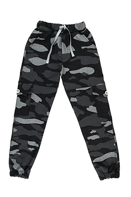 Штани для хлопчика "Джоггеры", темно-сірі топ 128 Крохатушка одяг Київ - фото 1