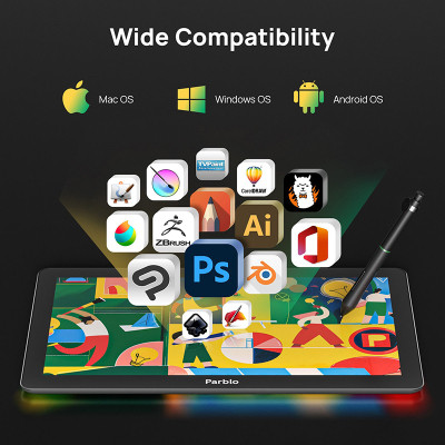 Графічний планшет Parblo Coast 16 Pro Gen2 (COAST16PROG2) Вінниця - фото 4