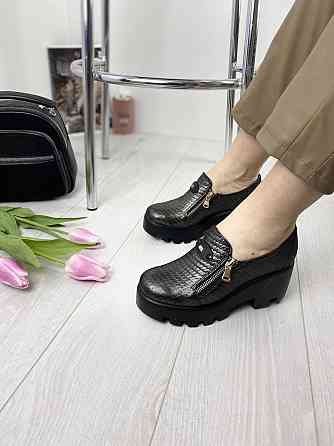 Kluchini Туфлі жіночі KLUCHINI графіт натуральна шкіра платформа 36р.-23см.можуть на 35 бути (3 Коломия