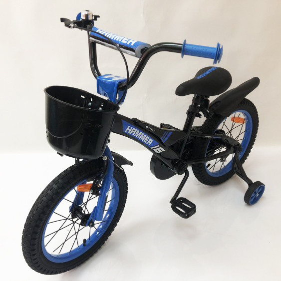 Дитячий велосипед з додатковими колесами Велосипед дитячий двоколісний з коліщатками Hammer BI-99 Львів - фото 3