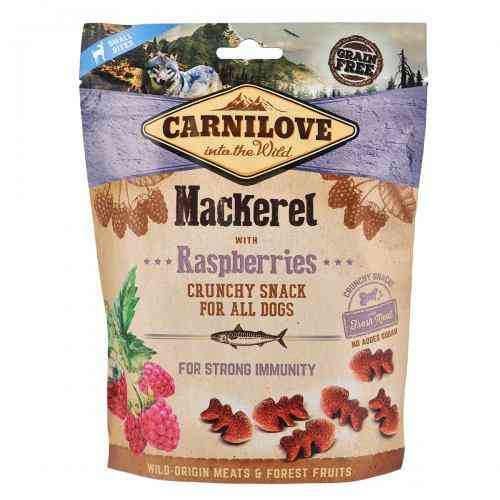 Ласощі Carnilove Dog Crunchy Snack для собак, скумбрія та малина, 200 г Київ