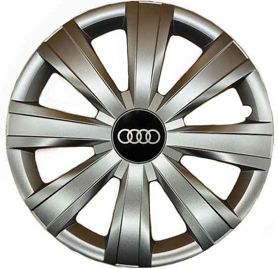 Автомобильные модельные колпаки R15 Audi 328 4шт, SJS, серебряные Киев