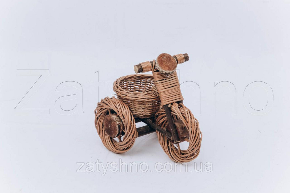 Кашпо под цветы плетеная трактор | подставка уличная под цветы велосипед | цветочная подставка на ул Киев - изображение 4