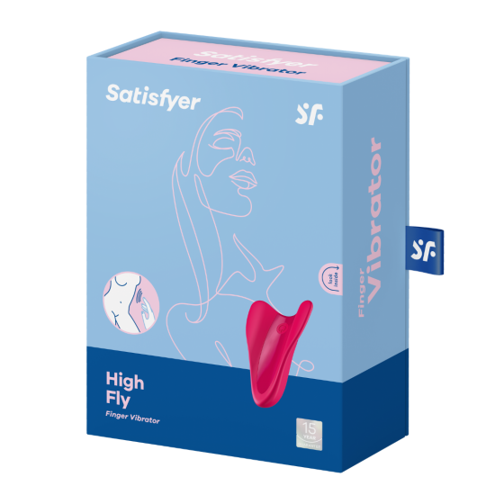Вибратор на палец High Fly розовый Satisfyer (Германия) Sex Aura Киев