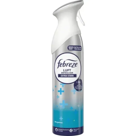 Освіжувач повітря надзвичайно сильний Ранкова роса Febreze, 185 мл (Німеччина) Febreze Lufterfrischer Extra Stark Morgentau, 185 m Львів