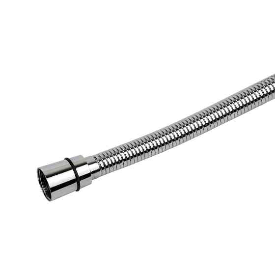 Шланг для душу 1/2" SS хромований розтяжний з підшипником 150-210см AQUATICA XB-6153 (9792010) Рівне