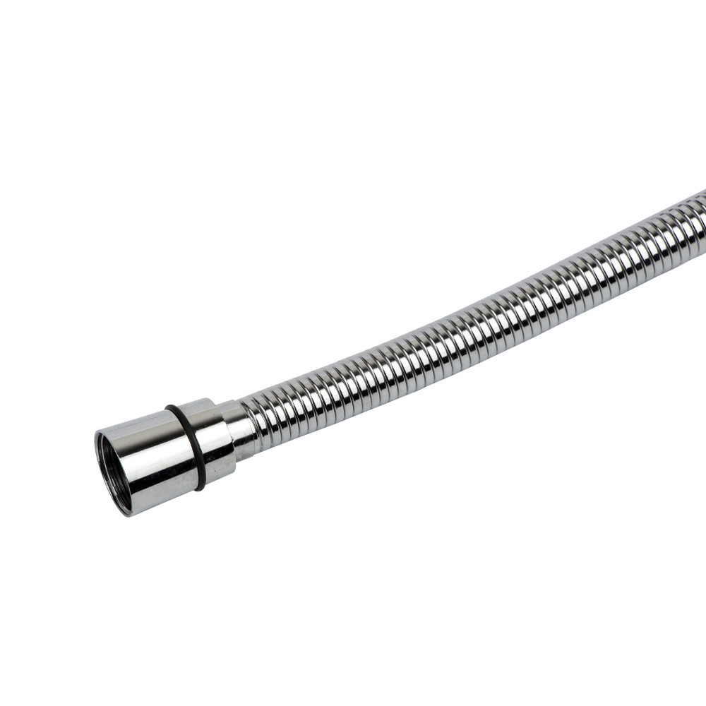 Шланг для душу 1/2" SS хромований розтяжний з підшипником 150-210см AQUATICA XB-6153 (9792010) Рівне - фото 3