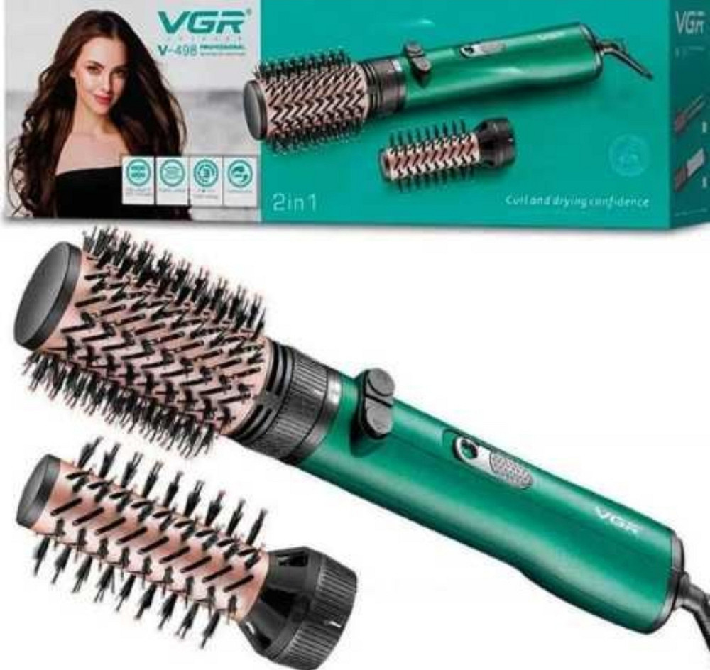 Фен щетка браш для волос 2в1 VGR V-498 стайлер Фен. Харьков - изображение 3