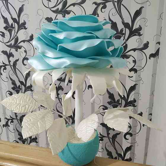 Світильник-нічник "Аквамаринова троянда" Дніпро