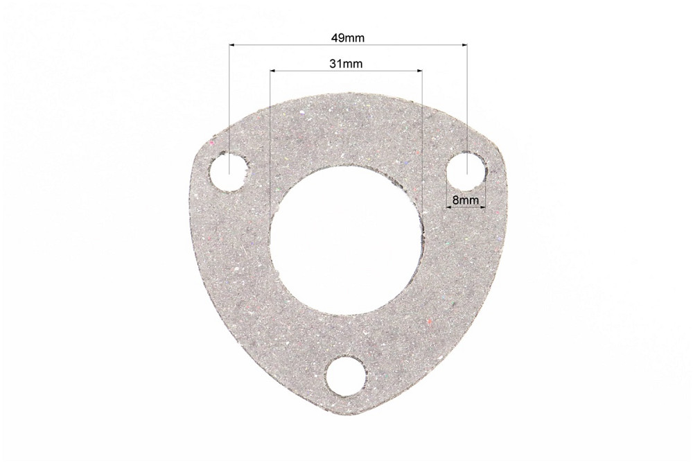 Прокладка глушника R175A/R180NM 3отв., коліно-глушник Киев - изображение 2