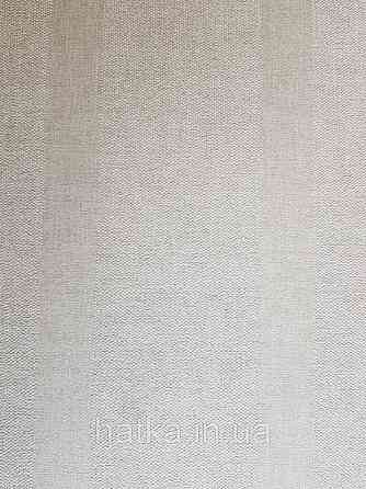 Обои виниловые на флизелине Marburg 31823 New modern полосы широкие узкие серые бежевые под мешковину Киев