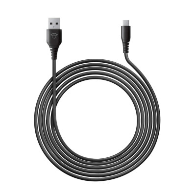 Дата кабель USB 2.0 AM to USB-C 3.0m GXT 226 for PS5 black Trust (24168_TRUST) Винница - изображение 6
