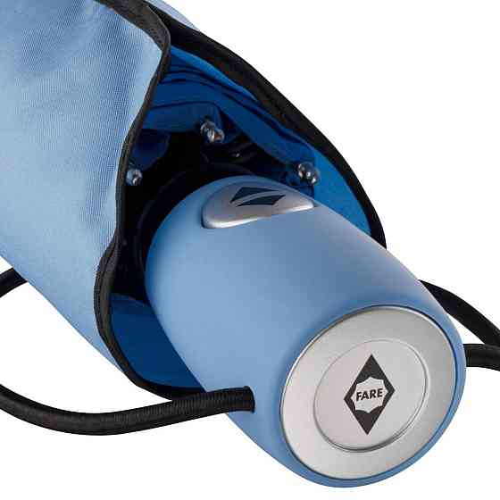 Парасоля Fare 5460 складана повний автомат, колір світло-синій Киев